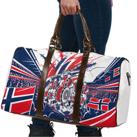 Norway Football From The Fjords To The World Travel Bag Viking Shield Paint Splatter Soccer Team