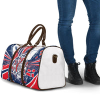 Norway Football From The Fjords To The World Travel Bag Viking Shield Paint Splatter Soccer Team