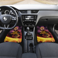 Personalized Spain Football Bull Mascot Car Mats Spanish Pride Champion Trophy Graphic Art