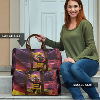 Personalized Spain Football Bull Mascot Travel Bag Spanish Pride Champion Trophy Graphic Art
