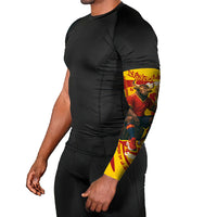 Spain Football Bull Mascot Arm Sleeves Spanish Pride Champion Soccer Trophy Graffiti