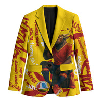 Spain Football Bull Mascot Blazer Spanish Pride Champion Soccer Trophy Graffiti