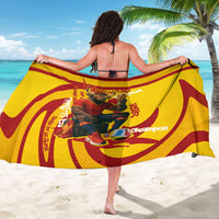 Spain Football Bull Mascot Sarong Spanish Pride Champion Soccer Trophy Graffiti
