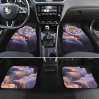Iris Goddess Car Mats Rainbow Winged Iris - Pitcher Lyre And Greek Key