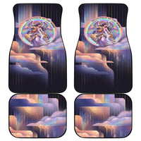 Iris Goddess Car Mats Rainbow Winged Iris - Pitcher Lyre And Greek Key