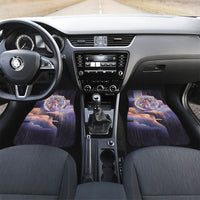 Iris Goddess Car Mats Rainbow Winged Iris - Pitcher Lyre And Greek Key