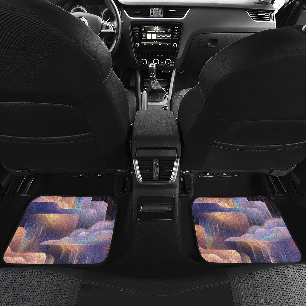 Iris Goddess Car Mats Rainbow Winged Iris - Pitcher Lyre And Greek Key