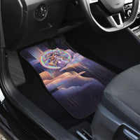 Iris Goddess Car Mats Rainbow Winged Iris - Pitcher Lyre And Greek Key