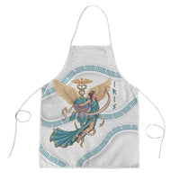 Iris Goddess Apron Winged Iris Caduceus Staff Rainbow Ribbon Greek Key