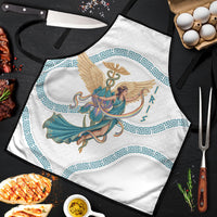 Iris Goddess Apron Winged Iris Caduceus Staff Rainbow Ribbon Greek Key