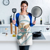 Iris Goddess Apron Winged Iris Caduceus Staff Rainbow Ribbon Greek Key