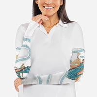 Iris Goddess Arm Sleeves Winged Iris Caduceus Staff Rainbow Ribbon Greek Key
