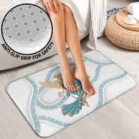 Iris Goddess Bathroom Set Winged Iris Caduceus Staff Rainbow Ribbon Greek Key