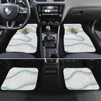 Iris Goddess Car Mats Winged Iris Caduceus Staff Rainbow Ribbon Greek Key
