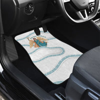 Iris Goddess Car Mats Winged Iris Caduceus Staff Rainbow Ribbon Greek Key
