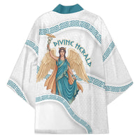 Iris Goddess Kimono Winged Iris Caduceus Staff Rainbow Ribbon Greek Key