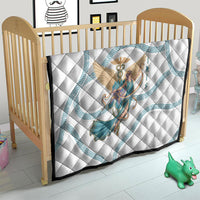 Iris Goddess Quilt Winged Iris Caduceus Staff Rainbow Ribbon Greek Key
