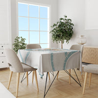 Iris Goddess Tablecloth Winged Iris Caduceus Staff Rainbow Ribbon Greek Key
