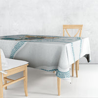 Iris Goddess Tablecloth Winged Iris Caduceus Staff Rainbow Ribbon Greek Key