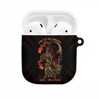 Hecate Triple Goddess AirPods Case Greek Hecate Flaming Torches Key Snake And Hounds