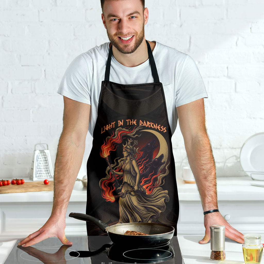 Hecate Triple Goddess Apron Greek Hecate Flaming Torches Key Snake And Hounds