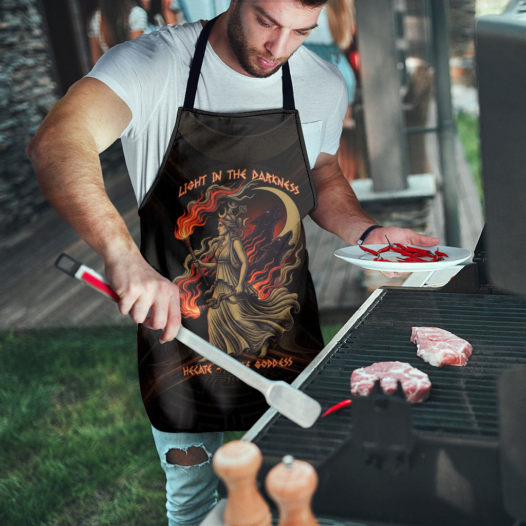 Hecate Triple Goddess Apron Greek Hecate Flaming Torches Key Snake And Hounds