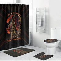 Hecate Triple Goddess Bathroom Set Greek Hecate Flaming Torches Key Snake And Hounds