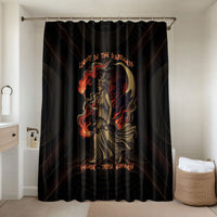 Hecate Triple Goddess Bathroom Set Greek Hecate Flaming Torches Key Snake And Hounds