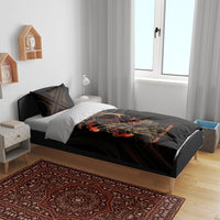 Hecate Triple Goddess Bedding Set Greek Hecate Flaming Torches Key Snake And Hounds