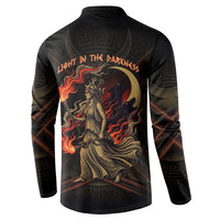Hecate Triple Goddess Button Sweatshirt Greek Hecate Flaming Torches Key Snake And Hounds