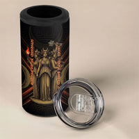 Hecate Triple Goddess 4 in 1 Can Cooler Tumbler Greek Hecate Flaming Torches Key Snake And Hounds