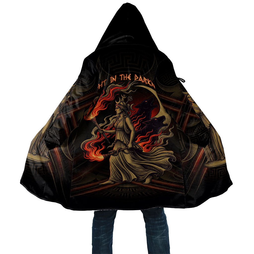 Hecate Triple Goddess Cloak Greek Hecate Flaming Torches Key Snake And Hounds