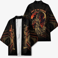 Hecate Triple Goddess Kimono Greek Hecate Flaming Torches Key Snake And Hounds