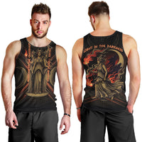 Hecate Triple Goddess Men Tank Top Greek Hecate Flaming Torches Key Snake And Hounds