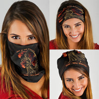 Hecate Triple Goddess Neck Gaiter Greek Hecate Flaming Torches Key Snake And Hounds