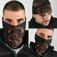 Hecate Triple Goddess Neck Gaiter Greek Hecate Flaming Torches Key Snake And Hounds