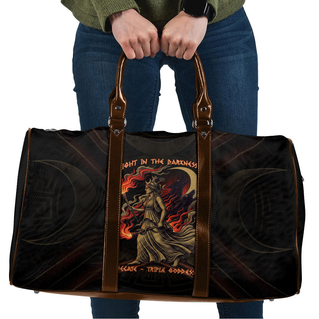 Hecate Triple Goddess Travel Bag Greek Hecate Flaming Torches Key Snake And Hounds