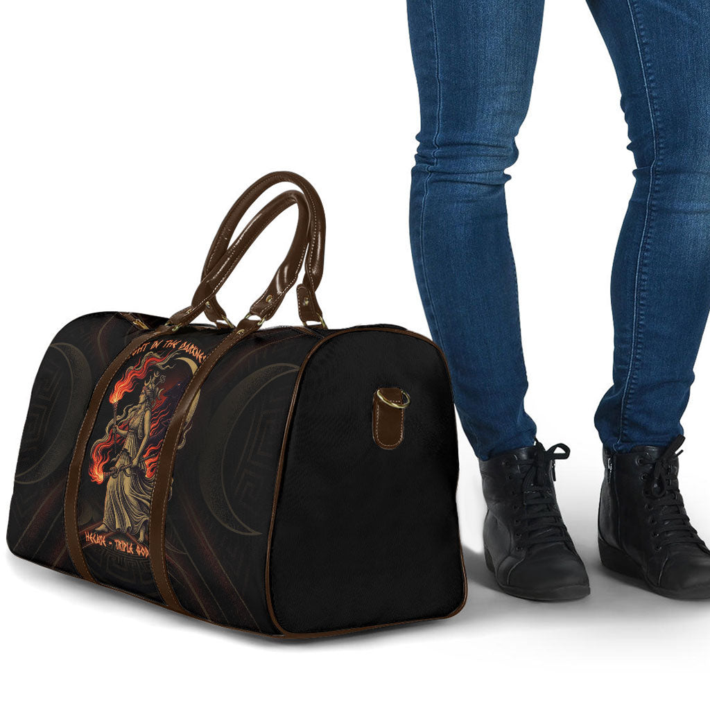 Hecate Triple Goddess Travel Bag Greek Hecate Flaming Torches Key Snake And Hounds