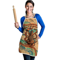 Hecate Goddess Of Witchcraft Apron Hecate Flaming Torch Serpent And Strophalos Wheel Greek