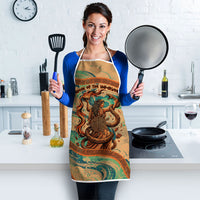 Hecate Goddess Of Witchcraft Apron Hecate Flaming Torch Serpent And Strophalos Wheel Greek