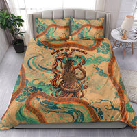 Hecate Goddess Of Witchcraft Bedding Set Hecate Flaming Torch Serpent And Strophalos Wheel Greek