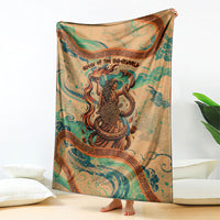 Hecate Goddess Of Witchcraft Blanket Hecate Flaming Torch Serpent And Strophalos Wheel Greek
