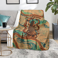 Hecate Goddess Of Witchcraft Blanket Hecate Flaming Torch Serpent And Strophalos Wheel Greek