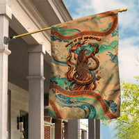Hecate Goddess Of Witchcraft Garden Flag Hecate Flaming Torch Serpent And Strophalos Wheel Greek