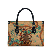 Hecate Goddess Of Witchcraft Leather Bag Hecate Flaming Torch Serpent And Strophalos Wheel Greek