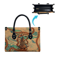 Hecate Goddess Of Witchcraft Leather Bag Hecate Flaming Torch Serpent And Strophalos Wheel Greek