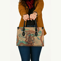 Hecate Goddess Of Witchcraft Leather Bag Hecate Flaming Torch Serpent And Strophalos Wheel Greek