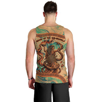 Hecate Goddess Of Witchcraft Men Tank Top Hecate Flaming Torch Serpent And Strophalos Wheel Greek