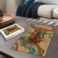 Hecate Goddess Of Witchcraft Puzzle Hecate Flaming Torch Serpent And Strophalos Wheel Greek