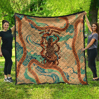 Hecate Goddess Of Witchcraft Quilt Hecate Flaming Torch Serpent And Strophalos Wheel Greek